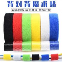 Double-sided Velcro straps for bundling cable ties in various specifications and custom-made colors