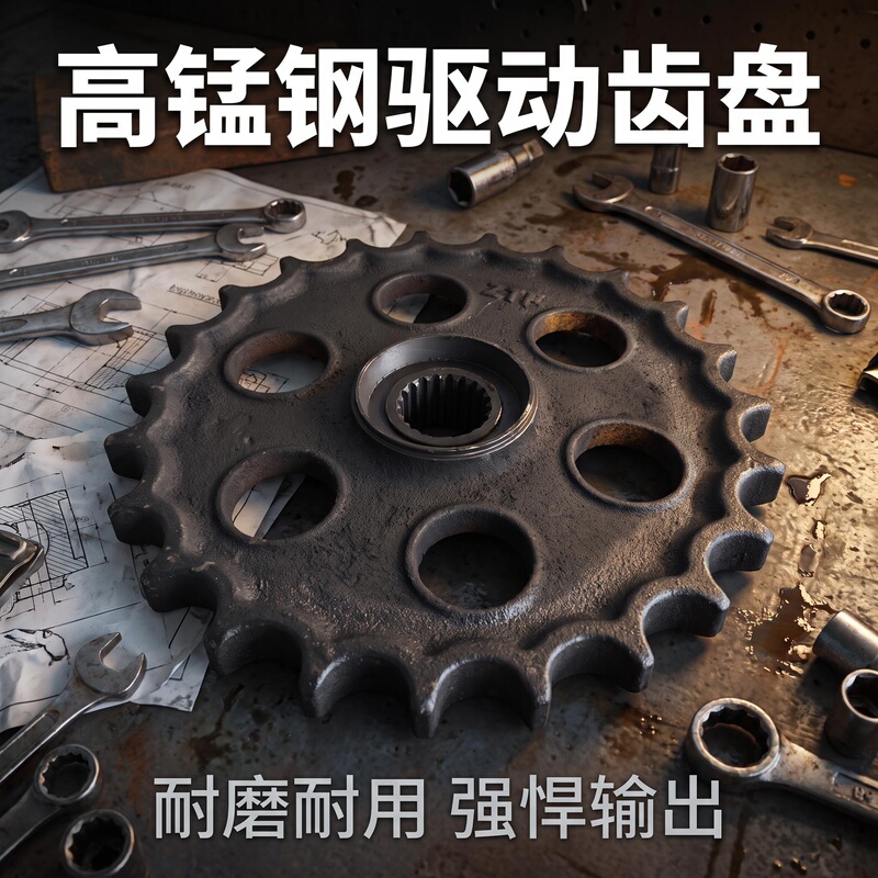 Kubota Kh025Kh026K H033 Spline Tooth Drive Gear Ring Chainring Walking Gear Sprocket Chassis Parts Kubota Kh025Kh026K H033 Spline Tooth Drive Gear Ring Chainring Walking Gear Sprocket Chassis Parts