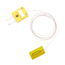 Ultra-fine sheet K-type surface-mounted thermocouple temperature sensor T-type 0 05mm temperature measurement line waterproof oil probe
