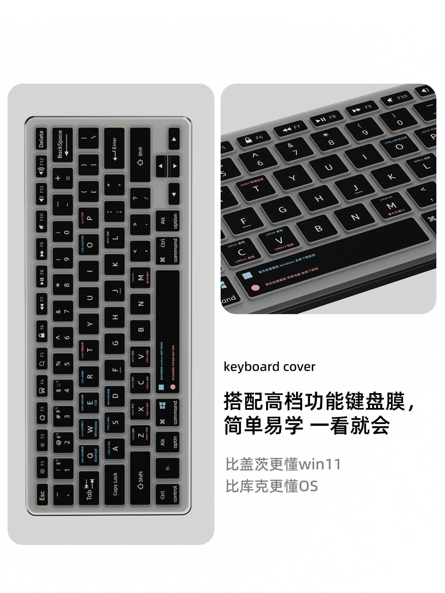 Mini Bluetooth Wireless Keyboard and Mouse Set iPad Tablet Mobile Phone Computer Notebook Office Silent Rechargeable