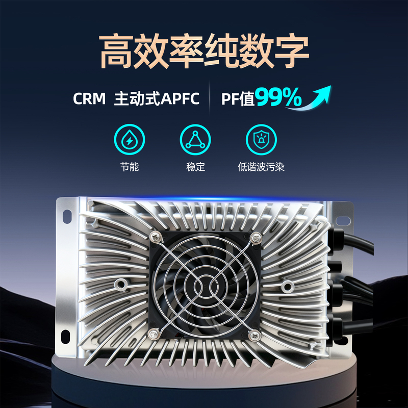 Big Cannon Smart Car Charger 1500W High Power 30-90V Wide Voltage 0.2A-20A Current Adjustable