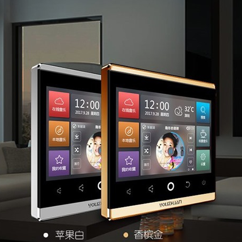 右转背景音乐主机YZ500：智能WiFi双分区语控功放，打造家庭影院新体验！