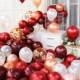 气球结婚装饰套装石榴红气球婚礼订婚场景生日背景墙浪漫求婚布置