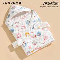 Carefully selected six layers of pure cotton gauze infant gauze bath towel quilt cotton gauze blanket baby supplies delivery room