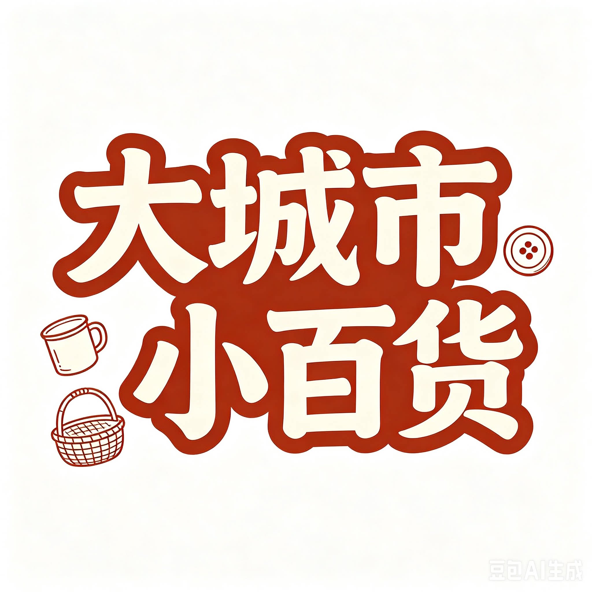 大城市小百货店的LOGO
