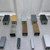 Weld-free aluminum alloy stainless steel brushed U-shaped slot glass handrail accessories indoor and outdoor stairs balcony wall guardrails