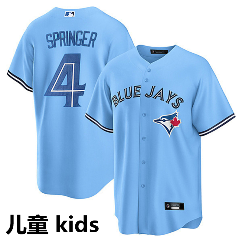 2026 New Product Toronto Blue Jays No. 4 Kidsren's Baseball Jersey