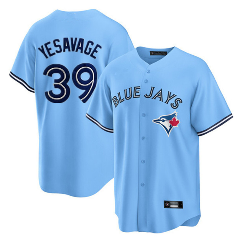 Embroidered Toronto Blue Jays No. 39 Yesavage Jersey Baseball Uniform Embroidered Toronto Blue Jays No. 39 Yesavage Jersey Baseball Uniform