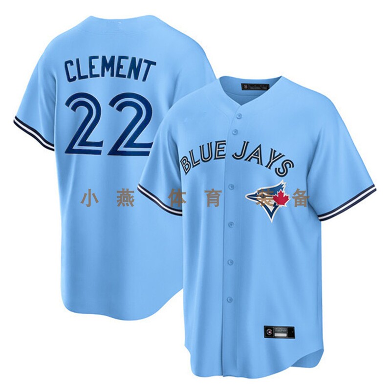 Embroidery Toronto Blue Jays Toronto Blue Jays 22 #   Clement Men's Jersey Baseball Uniform