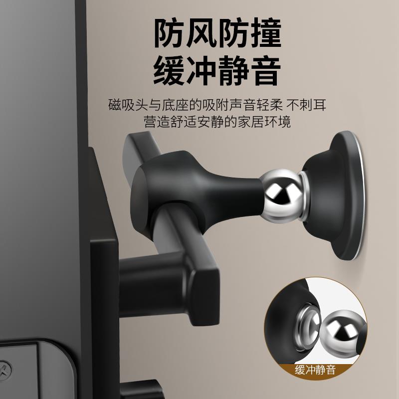 卫生间门总关不牢?这款免打孔强磁吸门器让我彻底告别尴尬社死现场!🤯-桌椅脚套-淘宝好物网