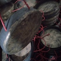 Xiangtong Luo Lao Gong Centimeter high side flat bottom large gong folk percussion instrument