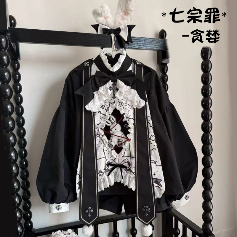 [Remaining Stock] Seven Deadly Sins Series Greed Original Clothing Gothic Dark Style Prince Suit