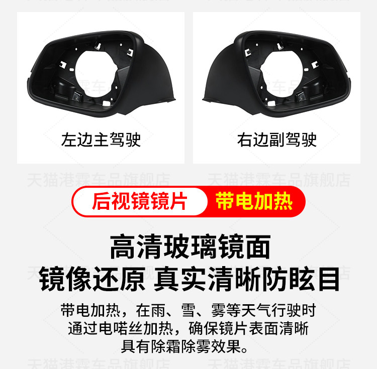 F20 F22 F30 F35 F36 E84 Rearview Mirror Housing X1 Mirror Frame 1234 Series Turn Signal Housing Rear Cover