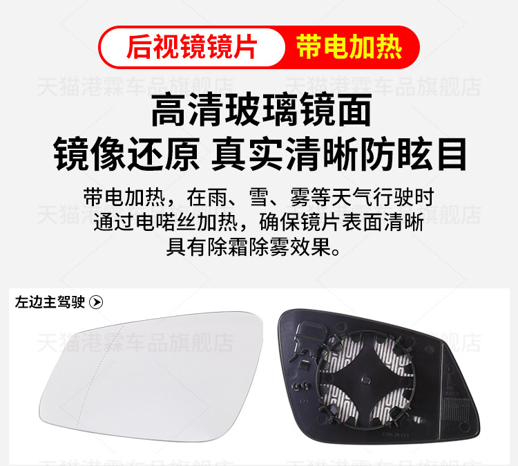 Suitable for 16-22 X1 Rearview Mirror Housing 1 Series F52 F49 Reversing Mirror Housing Lens Frame Turn Signal