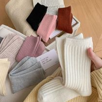 Winter Thicker Cashmere Wool Women Socks Casual japanese fas