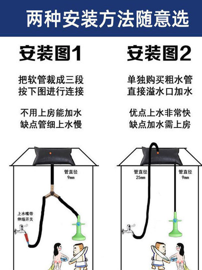 太阳能热水袋晒水袋家用洗澡户外加厚大晒水包农村简易夏季沐浴袋