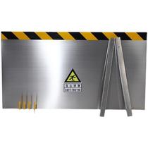 Plastic stop rat plate aluminum alloy flood control water stop plate anti-rat plate door gear stainless steel pvc flood water retaining plate Home