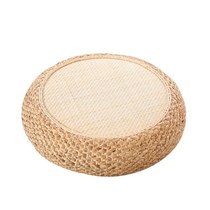 Japanese-style kneeling cushion round cushion home cushion rattan woven tatami floor cushion futon tea room meditation