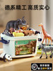 Animal Model Children's Simulation Toys Early Education Set Baby Cognition 1 Wildlife Park 2 World Complete Set Farm