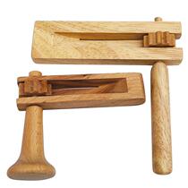 Wood color soundboard Orff soundboard solid wood sound board early education toys percussion instrument hearing training instrument