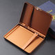 10cm Extended Length Thick Medium-Thin Cigarette Case with Business Card Holder, Creative Multifunctional Aluminum Alloy Portable Metal Cigarette Box