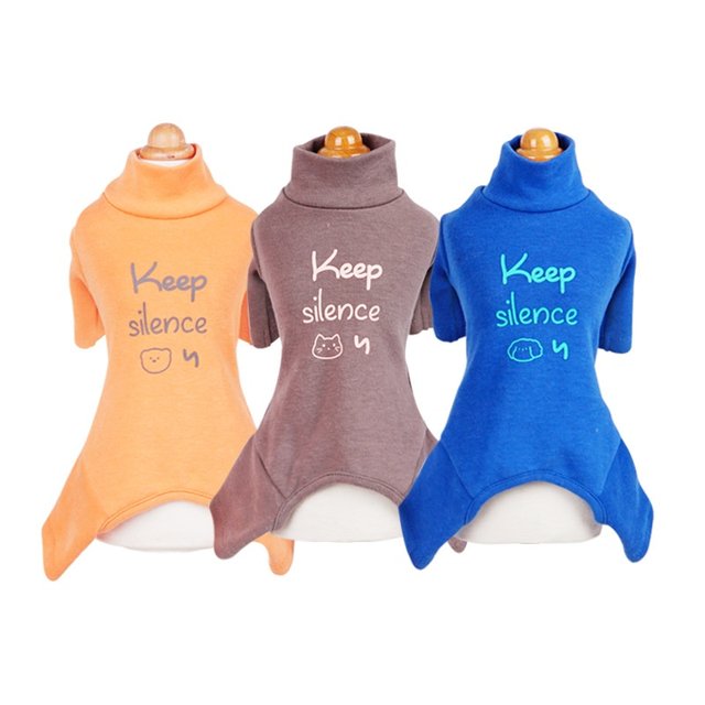 Pet Puppy Clothes Autumn and Winter Korean and Japanese Style Four-Legged Casual Elastic Base Shirt T-Shirt for Teddy, French Bulldog, and Cats