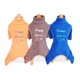 Pet Puppy Clothes Autumn and Winter Korean and Japanese Style Four-Legged Casual Elastic Base Shirt T-Shirt for Teddy, French Bulldog, and Cats
