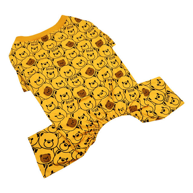 French Bulldog Thin Four-Legged Clothing, Spring and Summer Style, Home Wear, Pajamas, Cotton, Cute, for Chubby Dogs, Bulldogs, Anti-Shedding, Anti-Cold