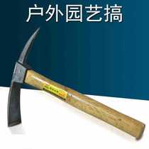 Garden tools all-steel hardwood pickaxe pickaxe small pickaxe agricultural weeding digging soil loosening agricultural tools