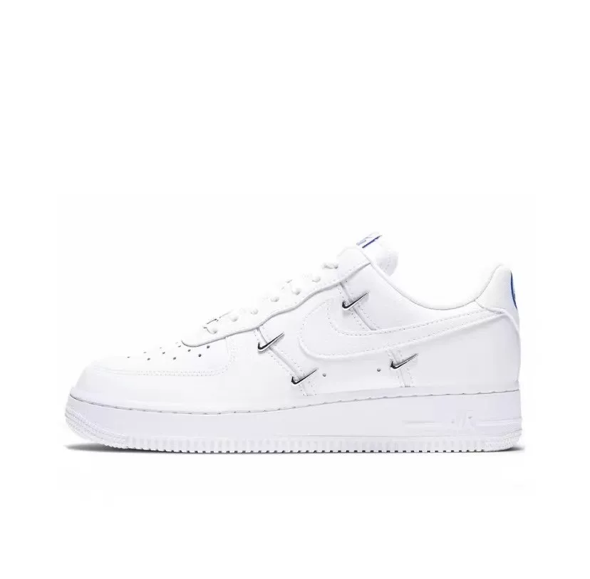 Кроссовки Nike Air Force1 женские Platinum Four Hook AF1 Air Force No. 1 низкие FV3654-111