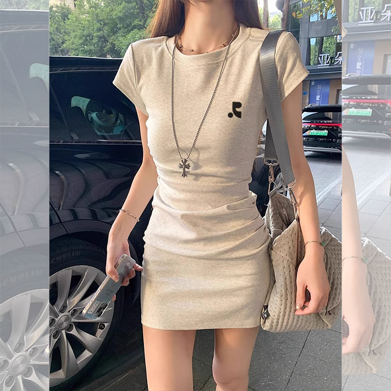 [Buy from Korea] Restrap Korean Style Slim-Fitting Bodycon Dress, Fashionable and Trendy Mid-Length Dress for Women