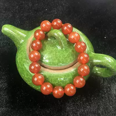 Selected natural 5A red agate bracelet Black agate bracelet men's and women's crystal couple jewelry gifts