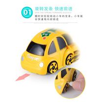 Childrens wind-up spinning somersault toy Mini wind-up dump truck car Fun wind-up toy for children