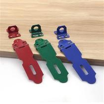 Spray plastic lock old door lock painted color door hasp pendant door lock nose padlock buckle