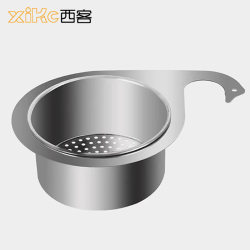 Swan water filter basket factory wholesale stainless steel sink drain basket kitchen supplies storage basket filter rack