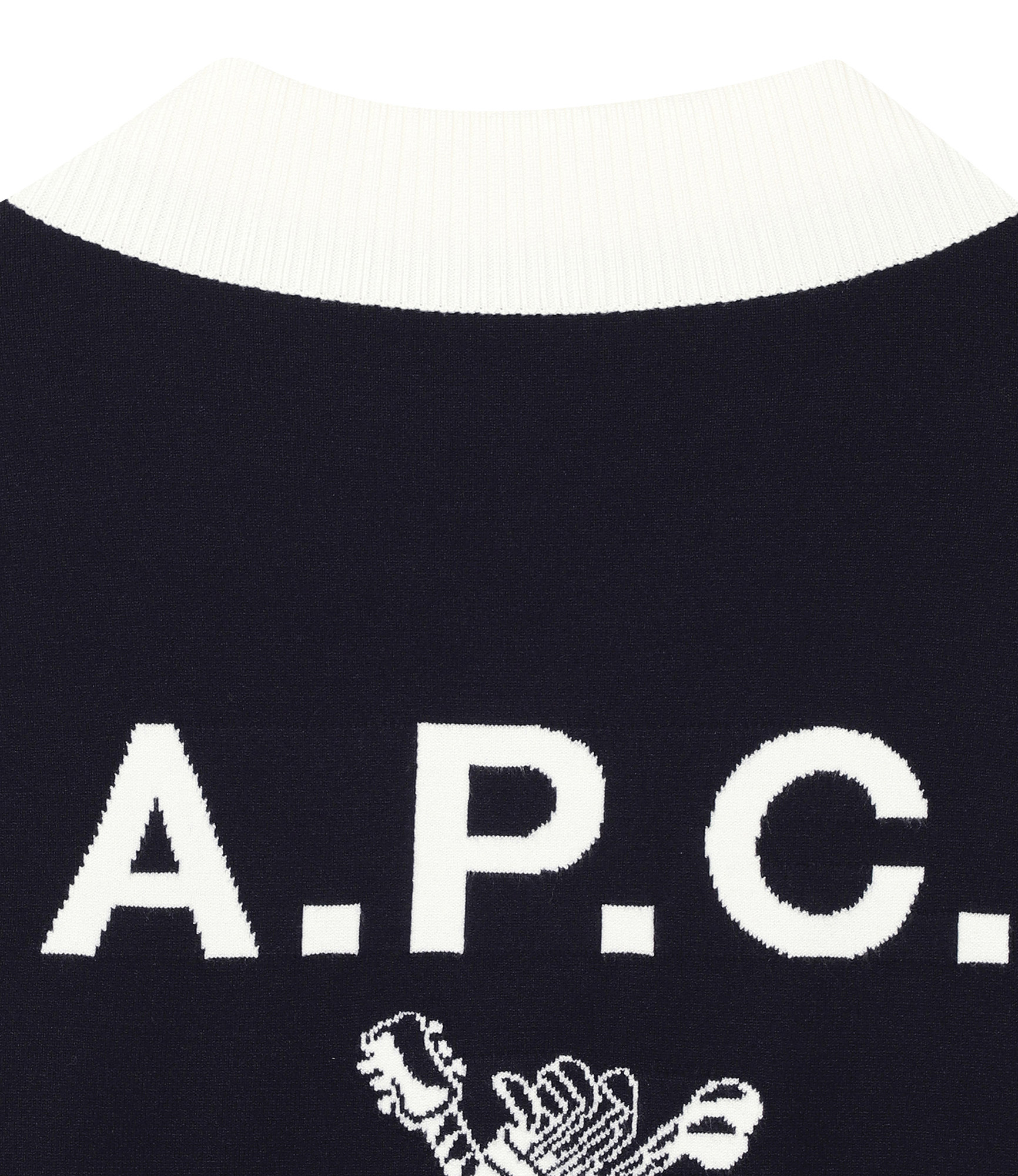 Apc GOLF прилив бренд высококачественных осень и зима гольф мяч мужской свитер отворот свитер мужской  