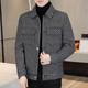 2024 Autumn and Winter Golden Mink Velvet Men's Woolen Coat Woolen Jacket Teenage Students Thickened Clothes Cardigan