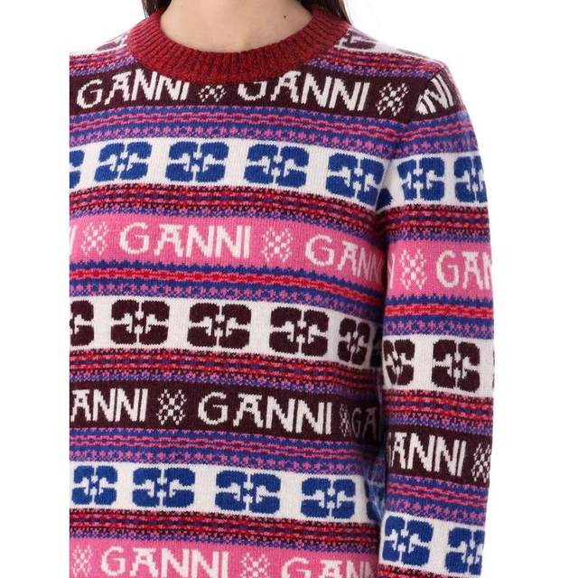 GANNIAalloverlogosweater