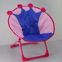 Childrens Moon Chair Cartoon Small Stool Baby Dining Chair Folding Back Chair Portable Outdoor Beach Chair Kindergarten Chair