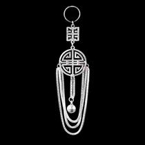 Mongolian peewear chest hung with womens pure silver 925 silver Mongolian robe hanging accessories for hanging ethnic minority wind decorations