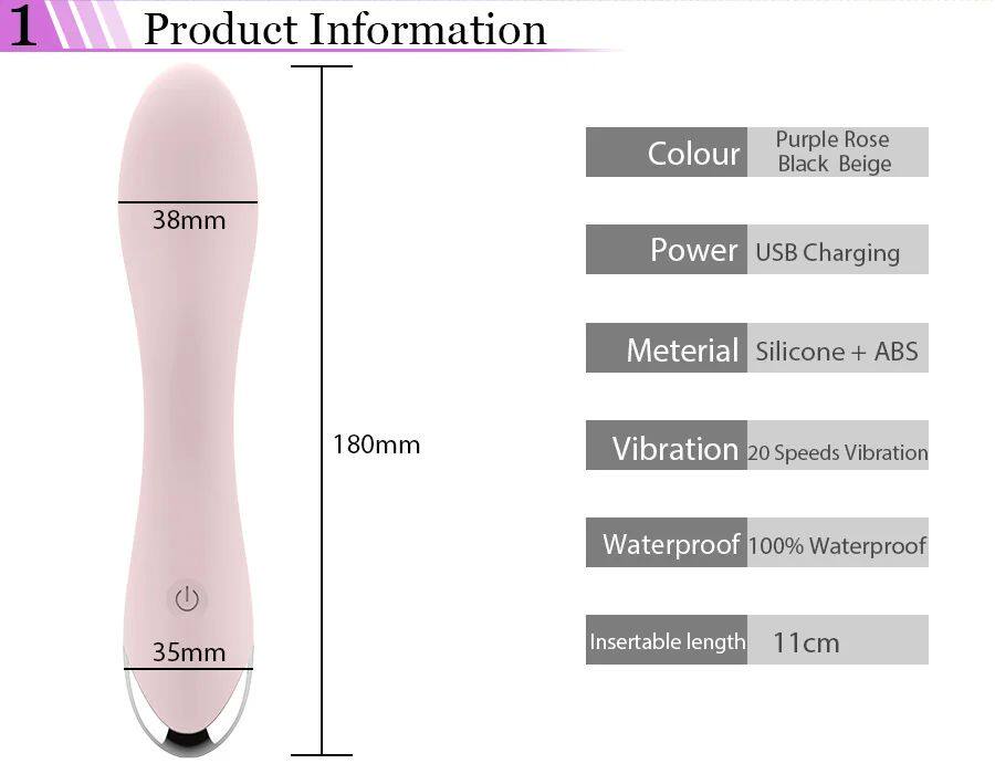 Multi-speed clitoral vibrator with ergonomic design - Product image 6