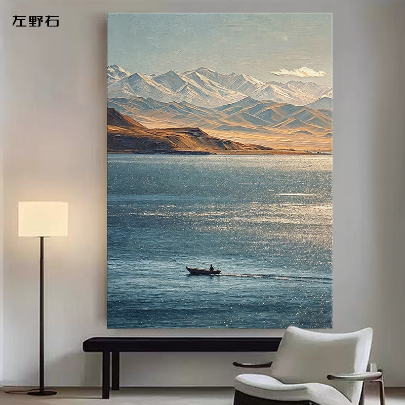 Blue Italian Minimalist Texture Pure Hand-Painted Oil Painting High-End Living Room Decorative Painting Modern Entrance Hall Hanging Painting Art Painting Blue Italian Minimalist Texture Pure Hand-Painted Oil Painting High-End Living Room Decorative Painting Modern Entrance Hall Hanging Painting Art Painting