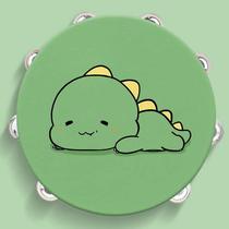 Tambourine teacher uses childrens kindergarten baby empty rattle professional percussion dance hand-cranked performance instrument tambourine