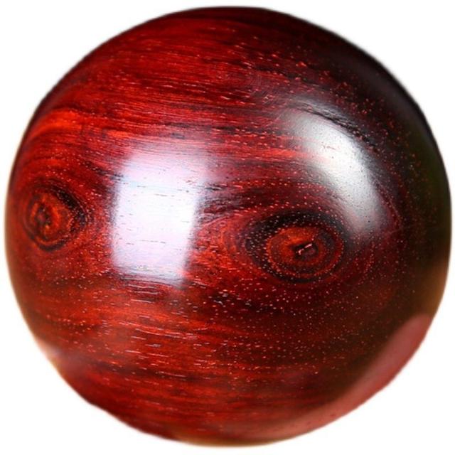 Small-Leaf Rosewood Health Balls, Fitness Balls, Hand-Held Spinning Balls for Rehabilitation, Massage and Play for Middle-Aged and Elderly People, Solid Balls for Handling