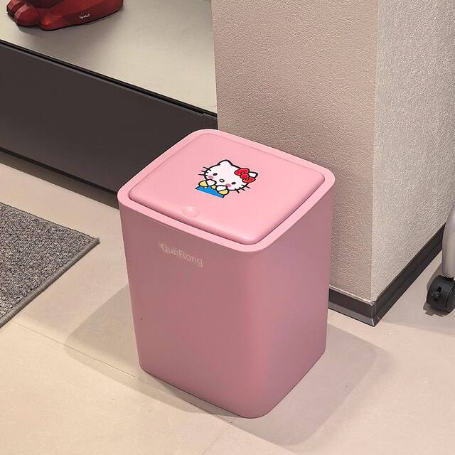 [100 Express Deliveries for a New Home]Kitty Trash Can for Home Use 2025 New Model with Lid for Living Room and Dormitory, Large Capacity
