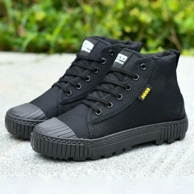 New Style Liberation Shoes for Summer, Canvas, Breathable, Wear-Resistant, Non-Slip, Outdoor Construction Site Safety Shoes, Hiking Shoes, Dad Shoes