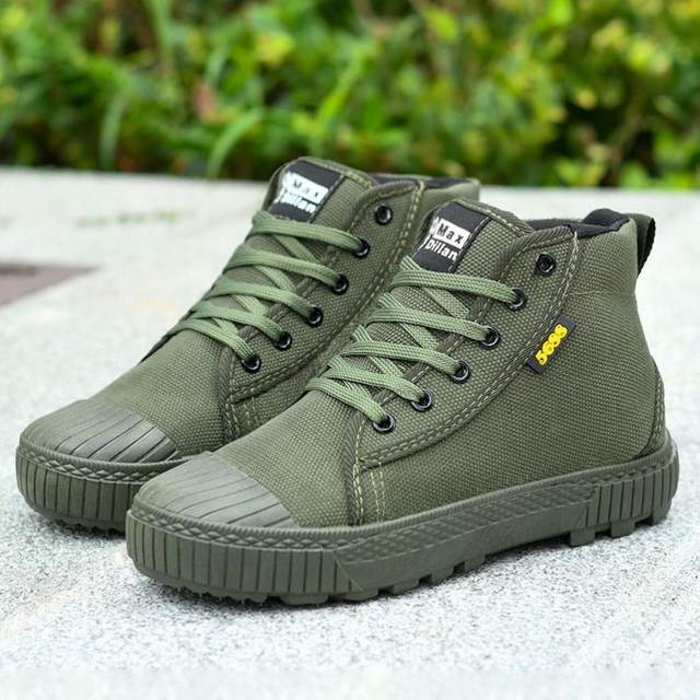 New Style Liberation Shoes for Summer, Canvas, Breathable, Wear-Resistant, Non-Slip, Outdoor Construction Site Safety Shoes, Hiking Shoes, Dad Shoes