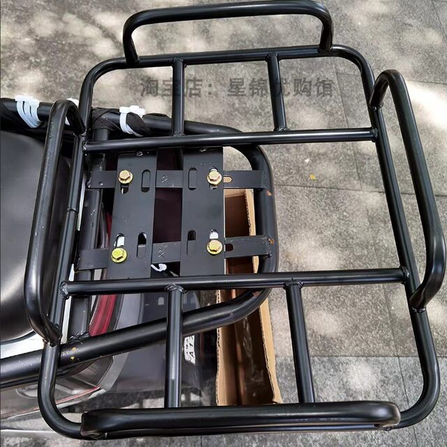 Electric Vehicle Delivery Rack Fixed to the Meituan Rider's Delivery Insulated Box Bracket, Electric Bike Delivery Carrier Rack