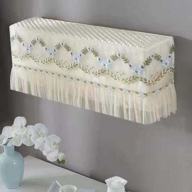 Four-Season Air Conditioner Dust Cover, No Need to Remove When the Unit Is On, Full Coverage Midea Bedroom Wall-Mounted Air Conditioner Cover