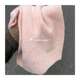 Pink Scarf for Women, Winter Korean Style, Warm Knitted Neck Warmer, Versatile and High-End Feel, 2025 New